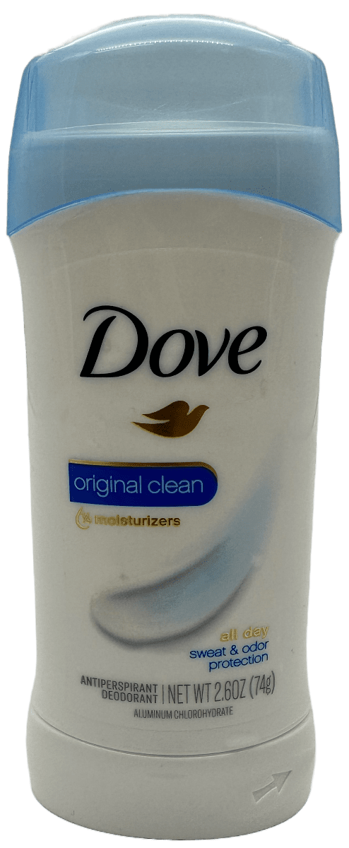 Dove Antiperspirant Deodorant – Original Clean – 2.6 OZ