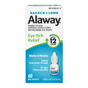 Bausch+ Lomb Alaway – Itch Relief Antihistamine Eye Drops – 0.34 FL OZ