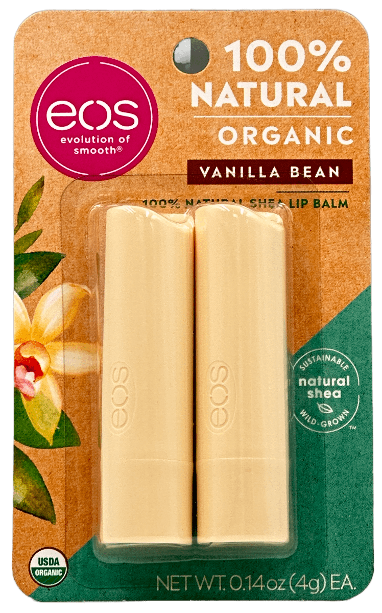 eos Natural Shea Lip Balm – Vanilla Bean – 0.14 OZ.