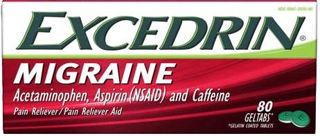Excedrin Migraine Pain Reliever – 80 Geltabs