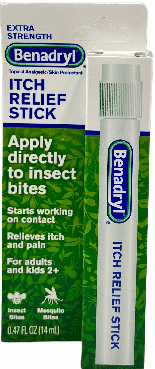 Extra Strength Benadryl – Itch Relief Stick – 0.47 Fl. Oz