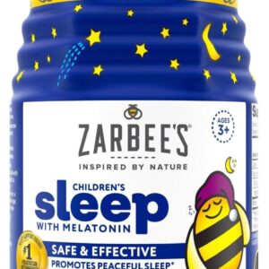 Zarbee’s Naturals Children’s Sleep Gummies – Natural Berry Flavor – 50 Gummies