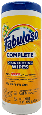 Fabuloso Complete Disinfecting Wipes – 35 Wet Wipes – 8.7 OZ