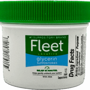 Fleet Laxative Glycerin Suppositories – 12 Ct