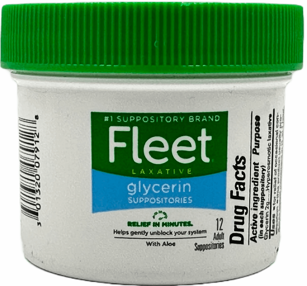 Fleet Laxative Glycerin Suppositories – 12 Ct