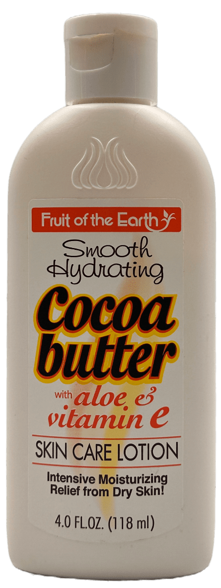 Fruit Of The Earth Skin Care Lotion – Cocoa Butter – 4 FL OZ