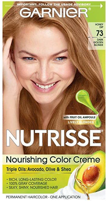 Garnier Nourishing Color Creme – 73 Honey Dip – Dark Golden Blonde
