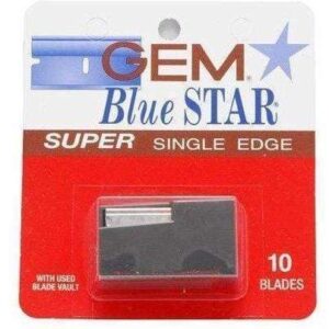 Gem Blue Star – Super Single Edge – 10 Blades