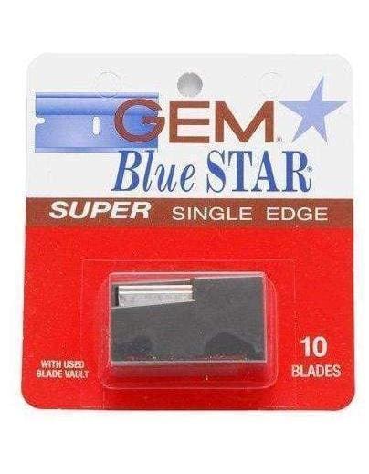 Gem Blue Star – Super Single Edge – 10 Blades