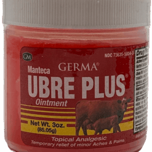 Germa Manteca Ubre Plus Ointment – Topical Analgesic – 3 OZ