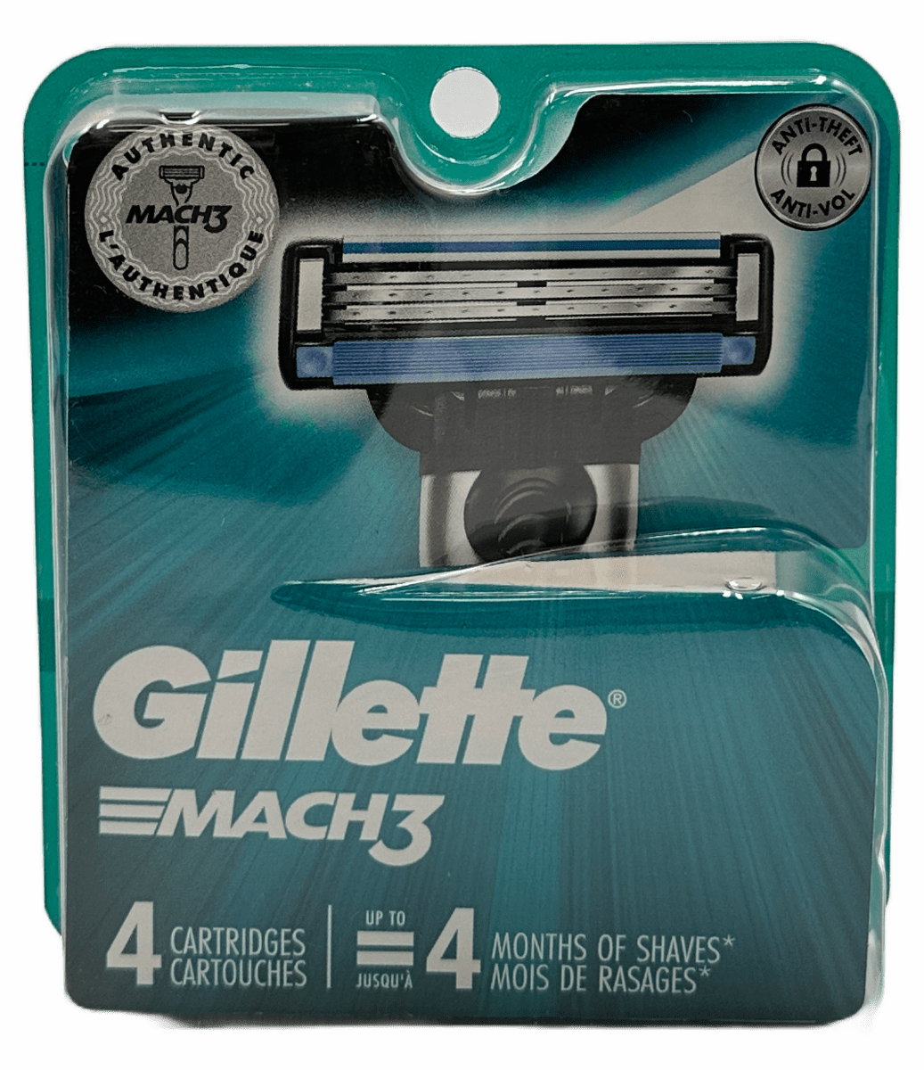 Gillette – Mach 3 – 4 Cartridges
