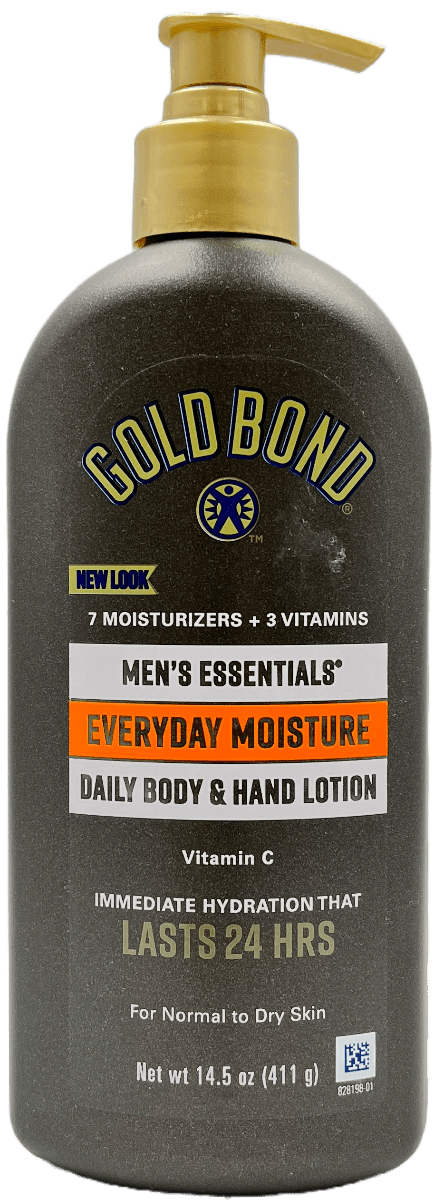 Gold Bond Men’s Essentials Daily Body and Hand Lotion – 14.5 OZ