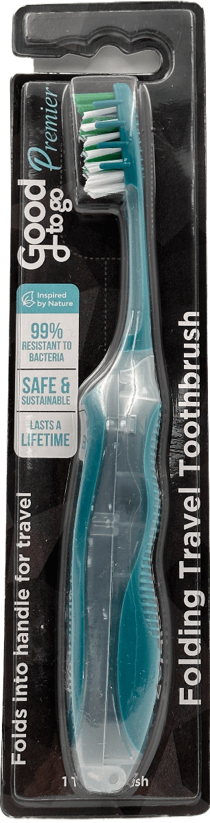 Good To Go – Premier – 1 Folding Travel Toothbrush