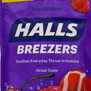 Halls – Breezers – Cool Berry Flavor – 25 Drops