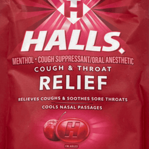 Halls – Cough & Throat Relief – Cherry Flavor – 30 Drops