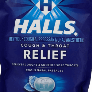 Halls Cough & Throat Relief Mentho-Lyptus Drops – 30 Drops
