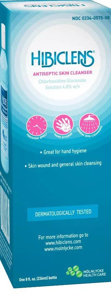 Hibiclens – Antiseptic Skin Cleanser – 8 FL OZ