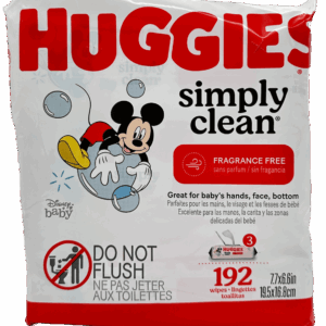 Huggies Simply Clean Wipes – 192 Ct
