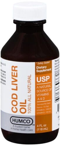 Humco Cod Liver Oil – 4 FL OZ