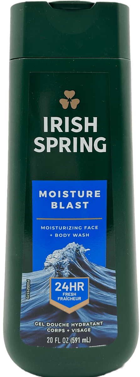 Irish Spring Moisture Blast – Body Wash – 20 Oz