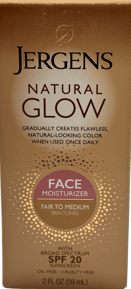 Jergens Natural Glow Face Moisturizer – 2 FL OZ