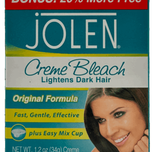 Jolen Creme Bleach – Original Formula – 1.2 Oz Jar