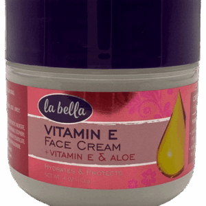 La Bella Face Cream – Vitamin E & Aloe – 4 OZ