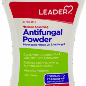 Leader Miconazole Nitrate 2% – Antifungal Powder – 2.5 OZ