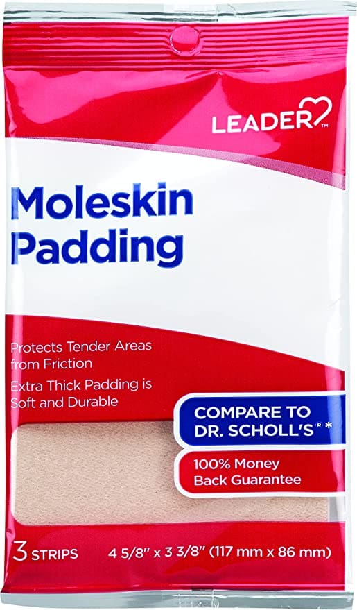 Leader Moleskin Padding – 3 Strips