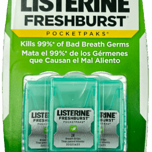 Listerine FreshBurst PocketPaks – BreathStrips 3-24 Strip Packs