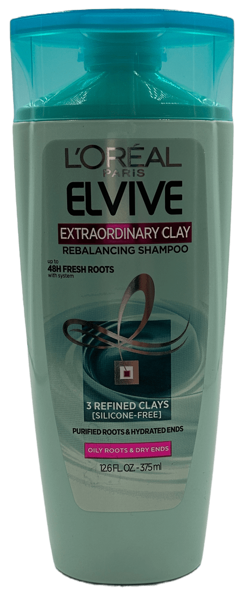 L’Oreal Paris Elvive Rebalancing Shampoo – Extraordinary Clay – 12.6 FL OZ