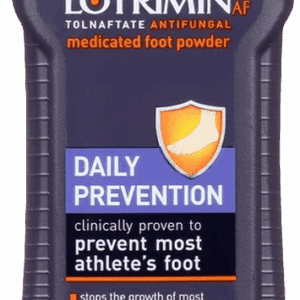 Lotrimin AF Tolnaftate Antifungal Medicated Foot Powder – 3 OZ