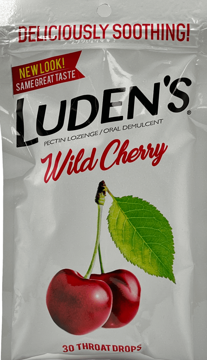 Luden’s Throat Drops – Wild Cherry – 30 Ct