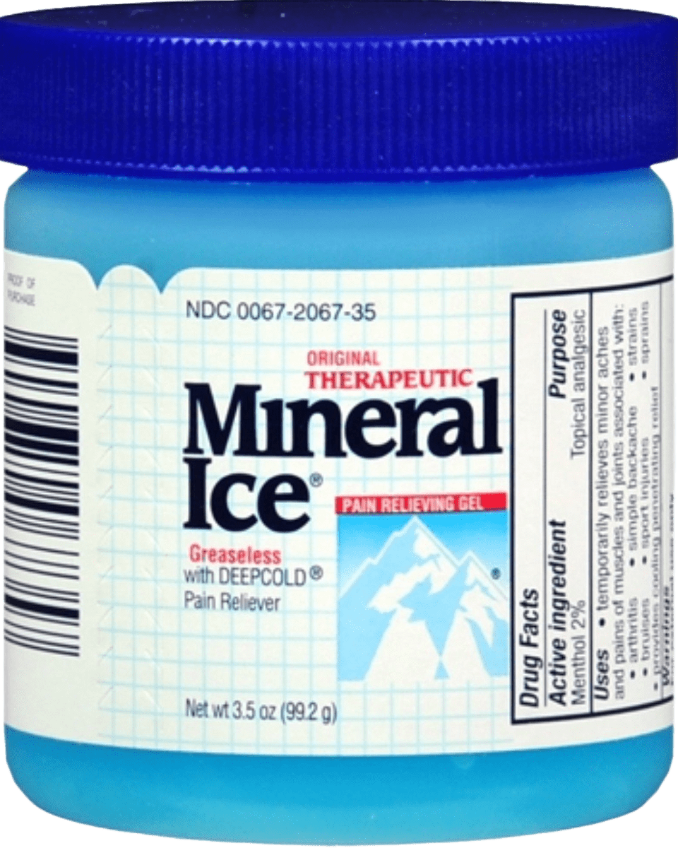 Mineral Ice – Menthol Pain Relieving Gel – 3.5 FL Oz