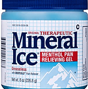 Mineral Ice – Menthol Pain Relieving Gel – 8 FL Oz.