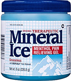 Mineral Ice – Menthol Pain Relieving Gel – 8  FL Oz.