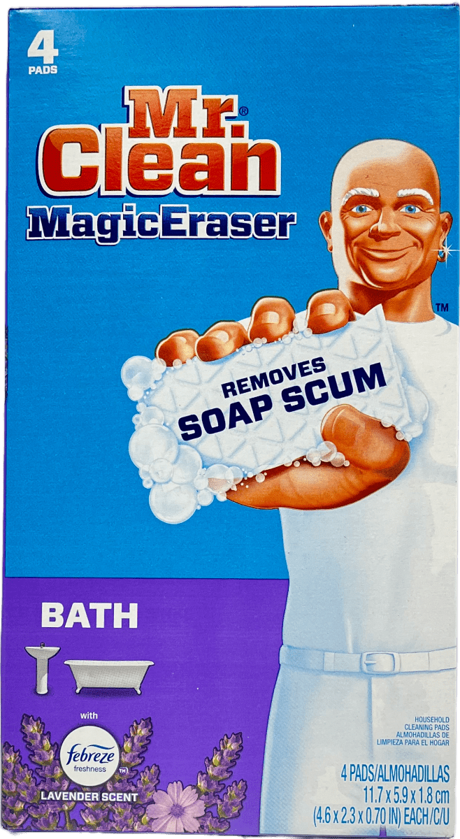 Mr. Clean Magic Eraser – Lavender Scent – 4 Pads