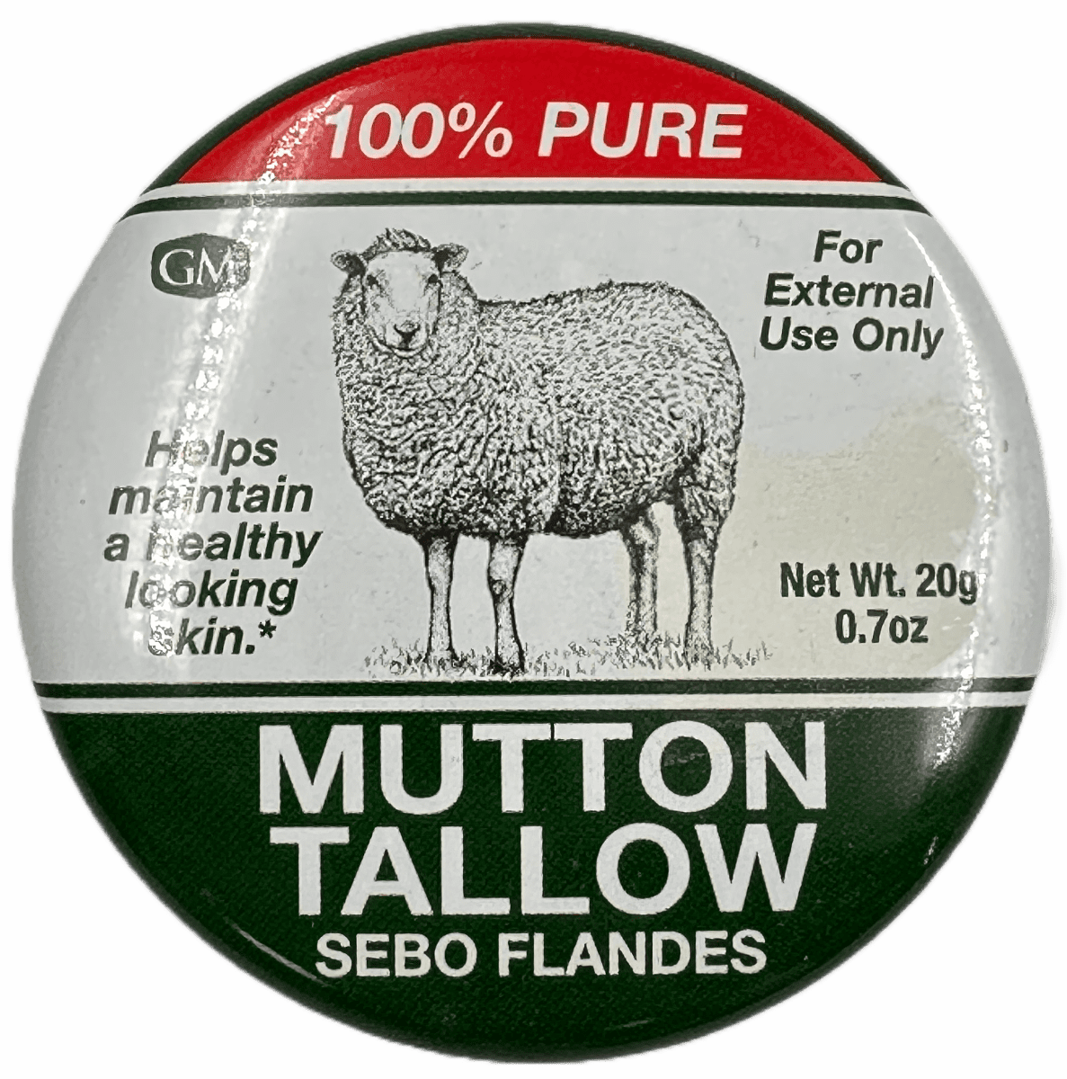 Mutton Tallow – Sebo Flandes – 0.7 OZ
