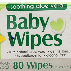 Baby Love Baby Wipes – Soothing Aloe Vera – 80 Ct