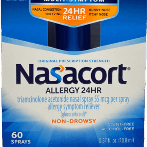Nasacort Allergy 24HR Nasal Spray – Non Drowsy – 60 Sprays