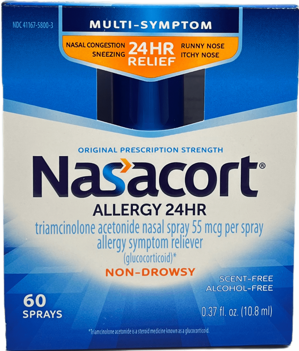 Nasacort Allergy 24HR Nasal Spray – Non Drowsy – 60 Sprays