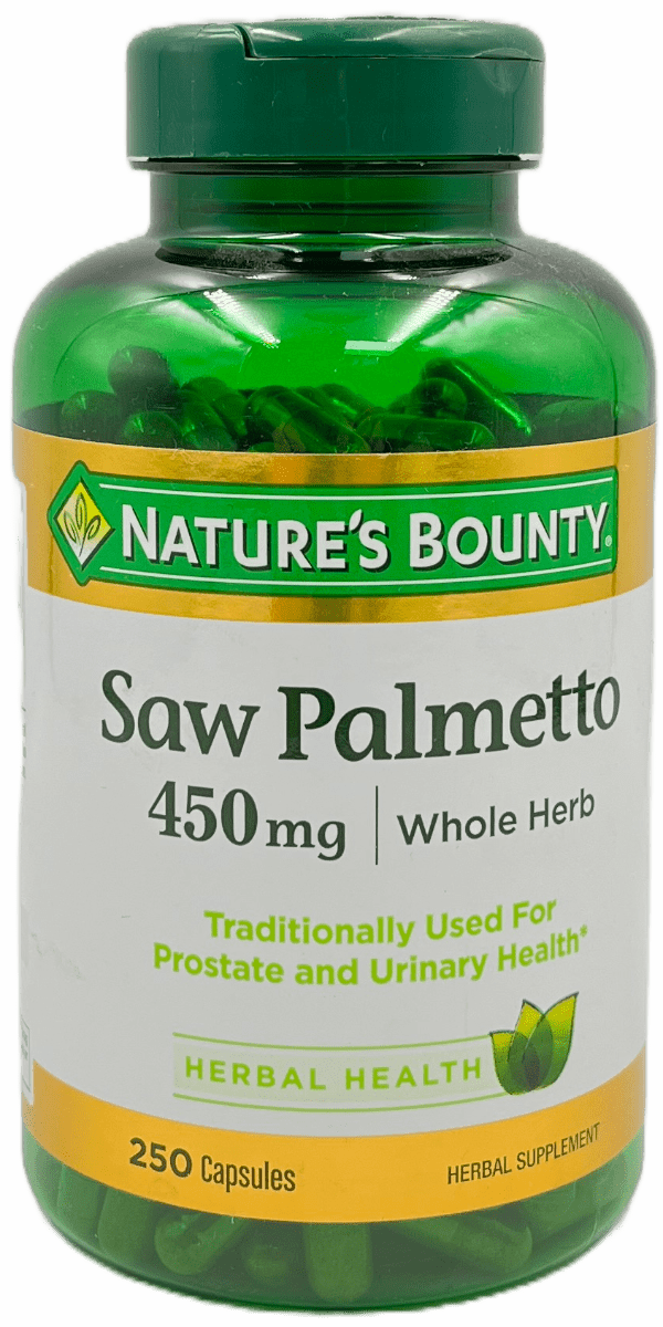Nature’s Bounty – Saw Palmetto 450 mg Capsules – 250 Ct