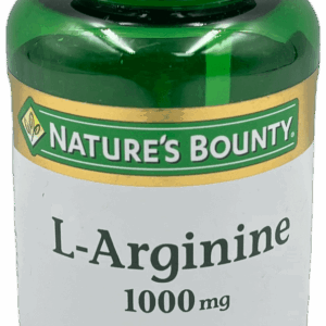 Nature’s Bounty L-Arginine 1000 mg Tablets – 50 Ct