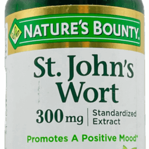 Nature’s Bounty St. John’s Wort 300 mg Capsules – 100 Ct