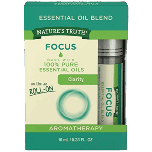 Nature’s Truth – Focus – Essential Oil Blend Roll-On – Clarity – 0.33 FL Oz