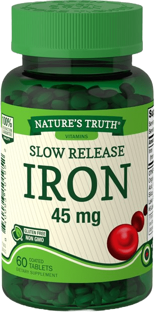 Nature’s Truth – Iron 45 mg – Slow Release-50 Tablets