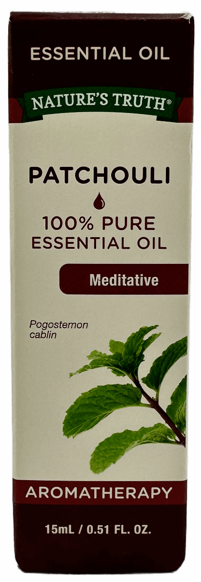 Nature’s Truth – Patchouli Pure Essential Oil – Meditative – 0.51 FL OZ