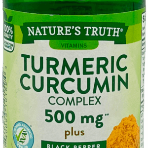 Nature’s Truth Turmeric Curcumin Complex 500mg Plus Black Pepper Extract Capsules – 60 Ct