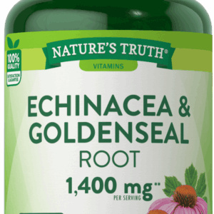 Nature’s Truth Echinacea & Goldenseal Root – 100 Capsules