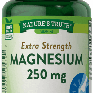 Nature’s Truth Extra Strength Magnesium 250 mg – 100 Coated Caplets